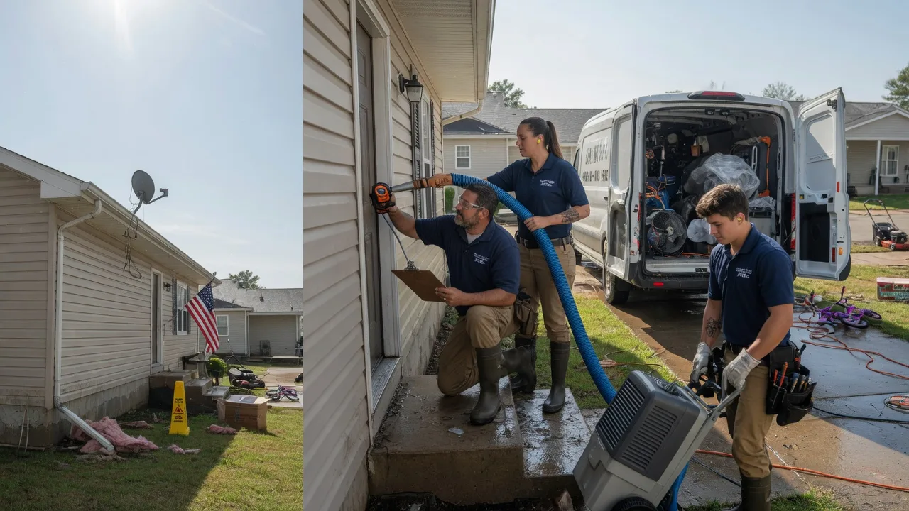 Ceiling Water Damage Restoration in Long Island, VA near me